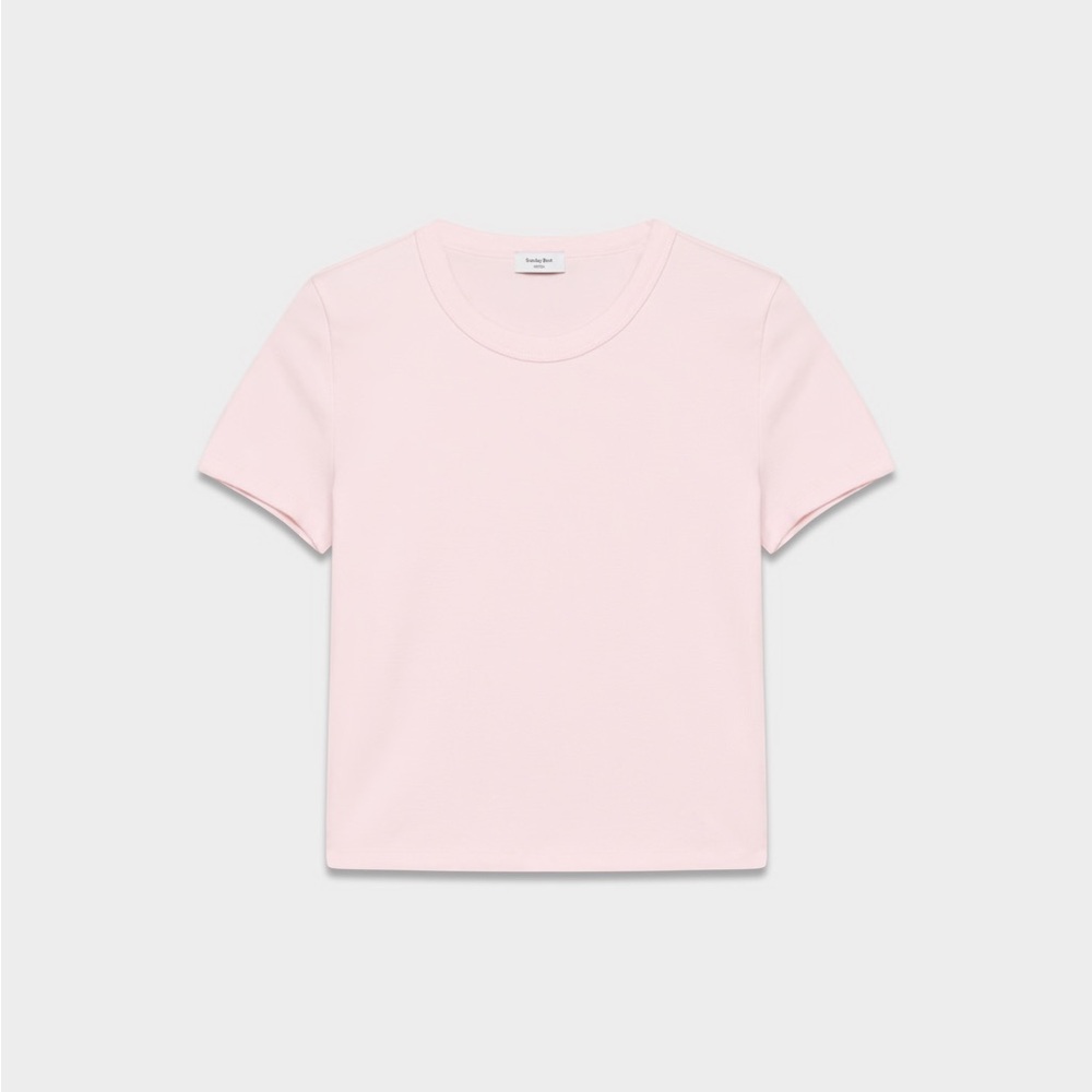 Aritzia Sunday Best pink tee